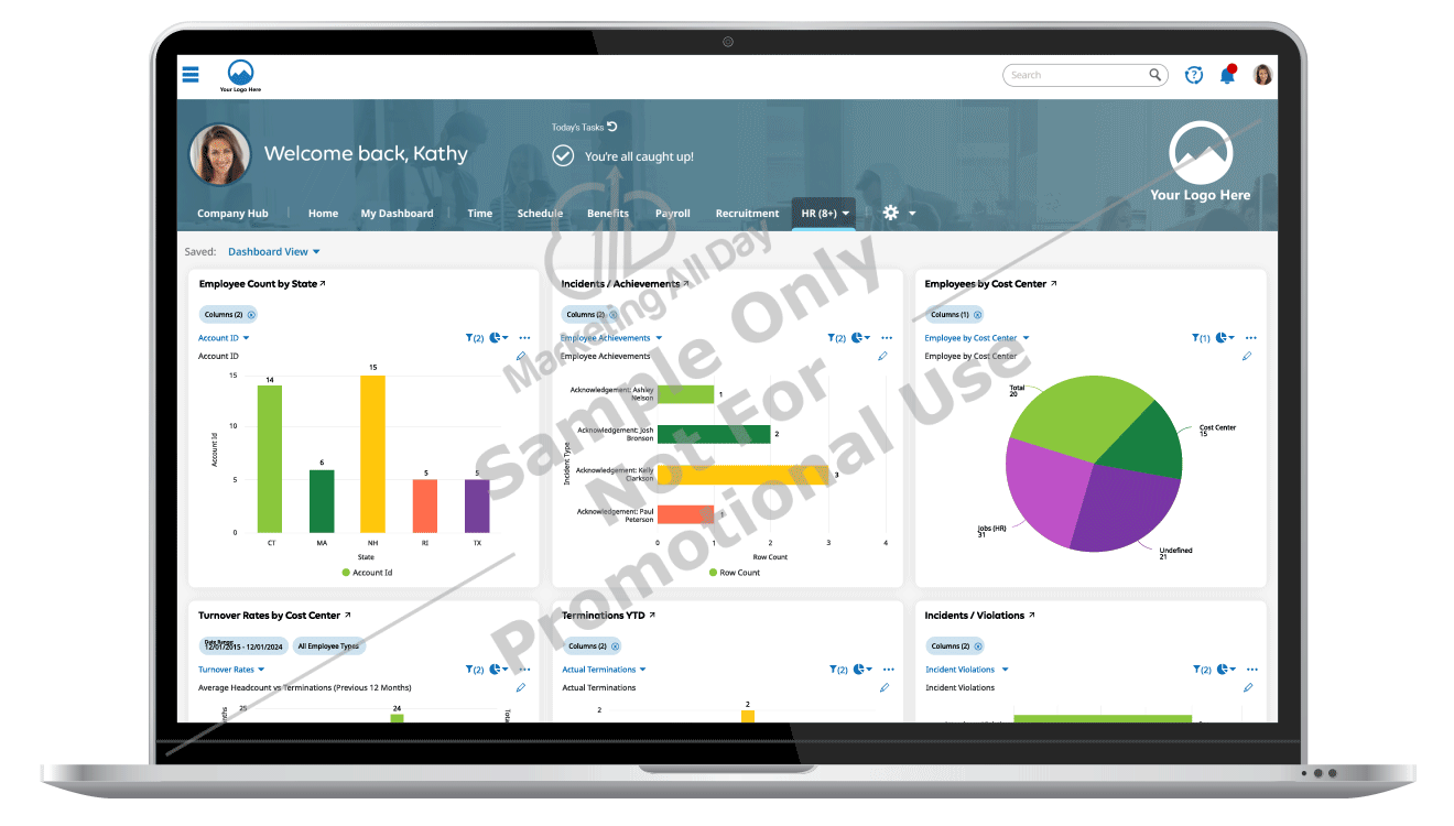 Kronos Workforce Ready Payroll Dashboard GIF