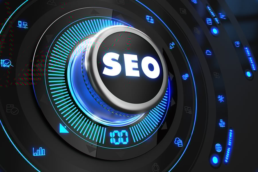 SEO Search Engine Optimization Graphic Header Concept