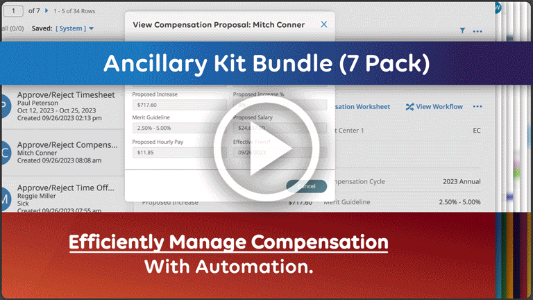 Kronos Workforce Ready Ancillary Product Video 7-Pack Screenshot