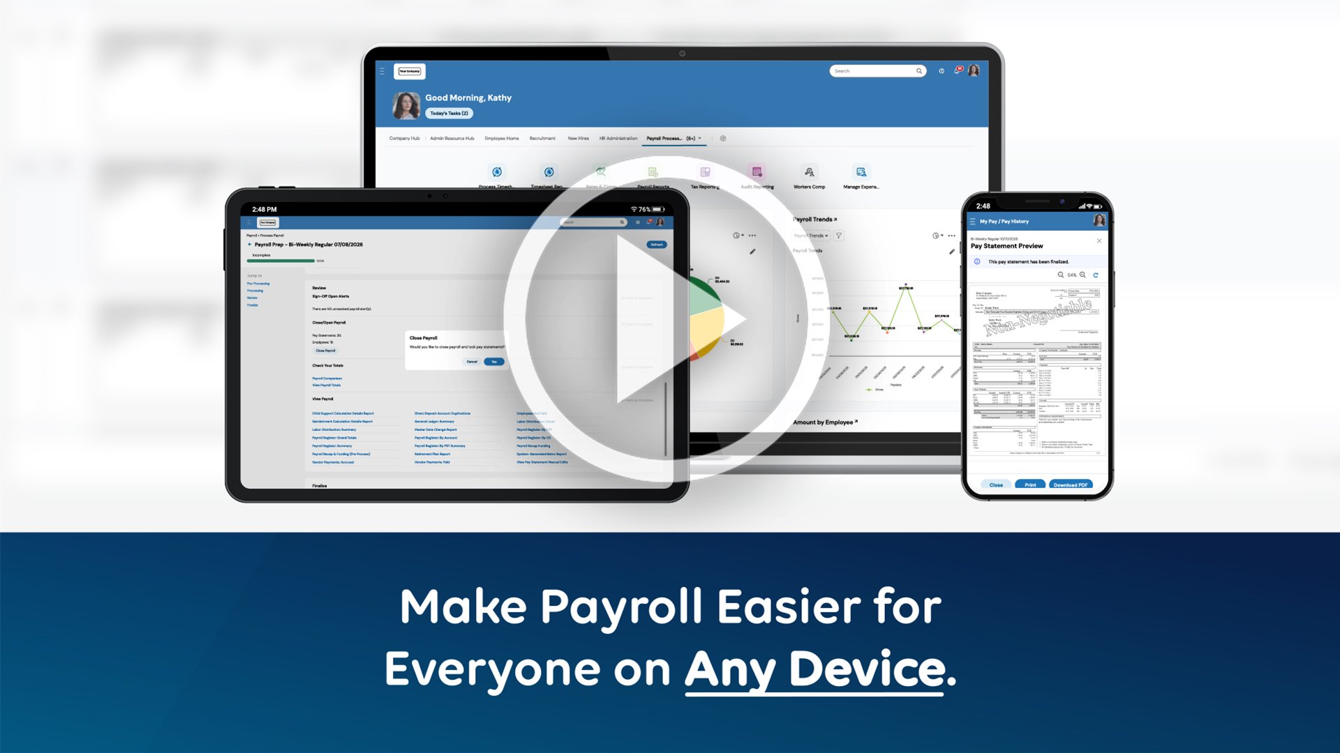 UKG Ready Payroll Video Screenshot