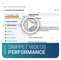 Snippets - Performance