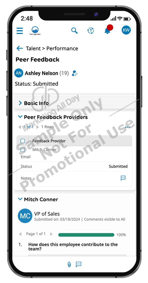 Performance - Peer Feedback