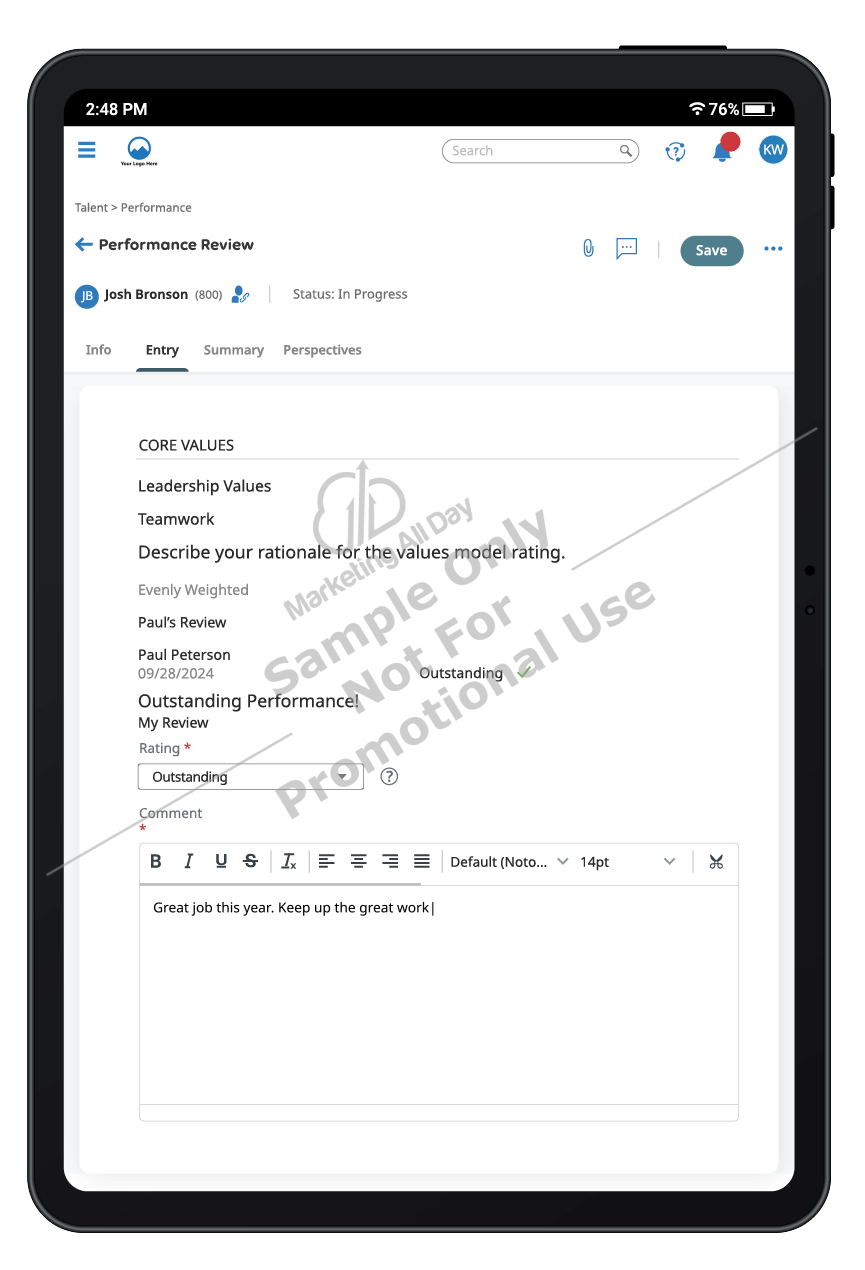 Performance - Performance Review