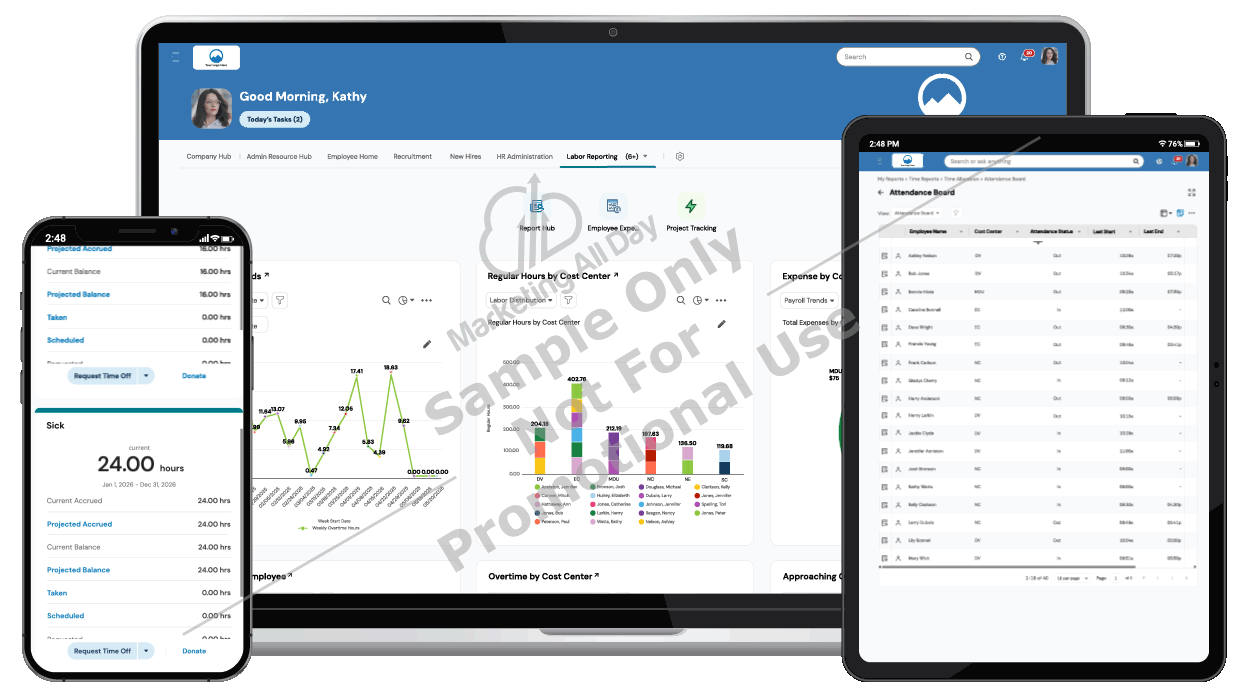 UKG Ready Multi-Device Marketing GIF