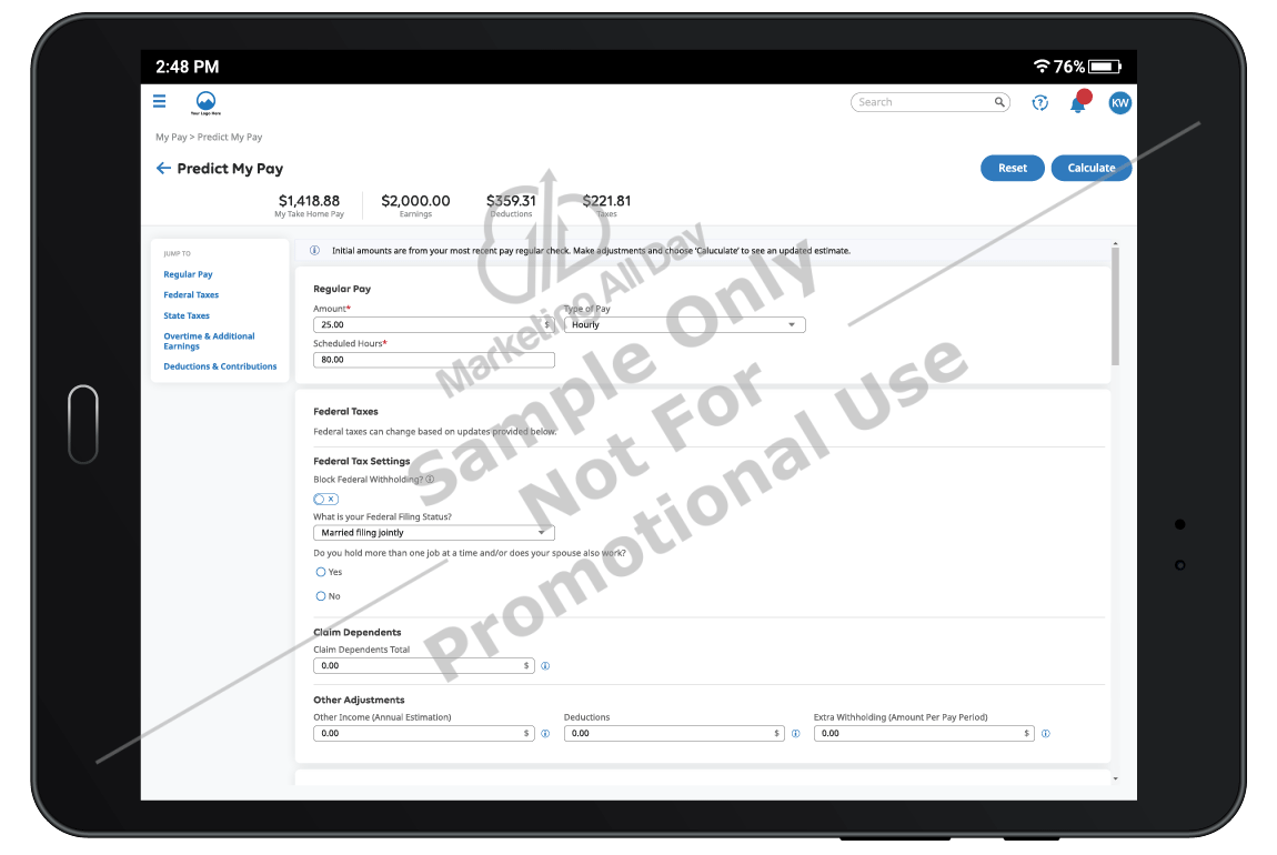 Payroll - Predict My Pay