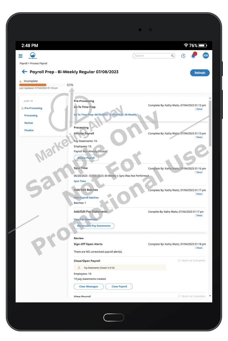Payroll - Process