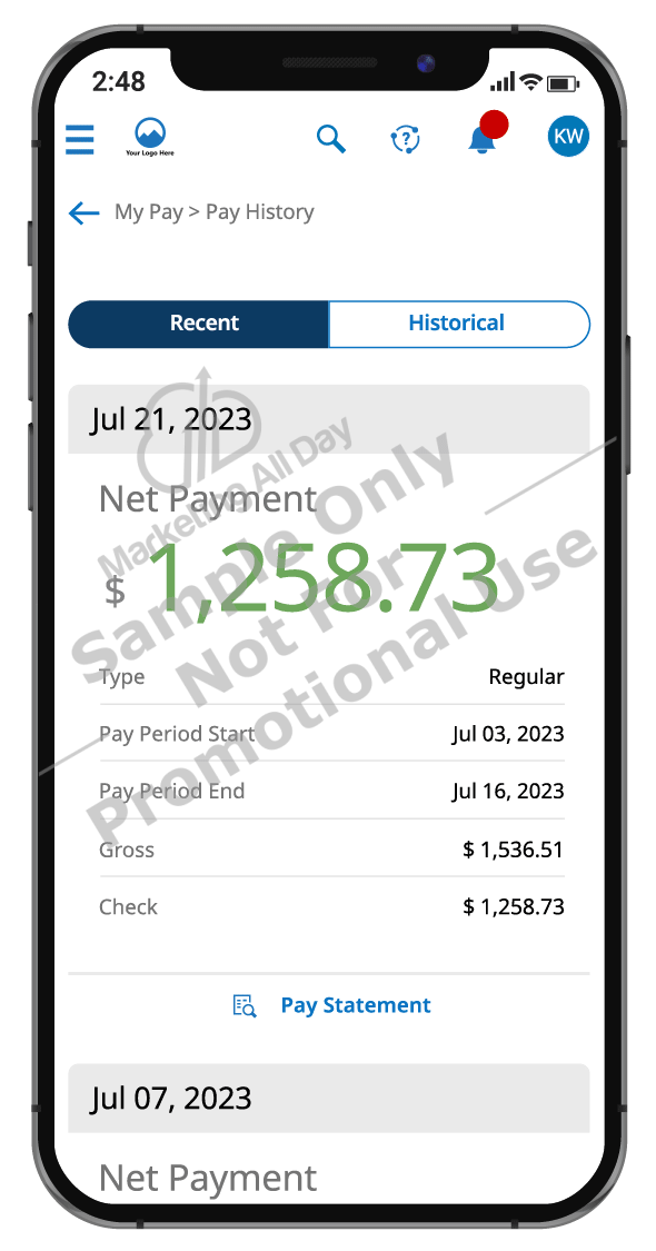 Payroll - Pay History