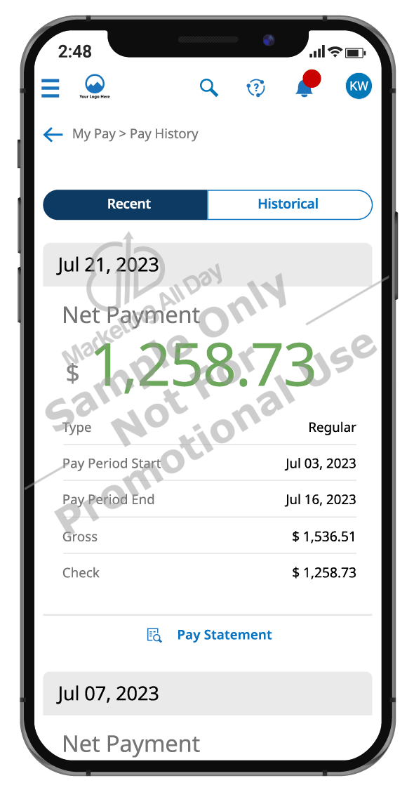 Payroll - Pay History