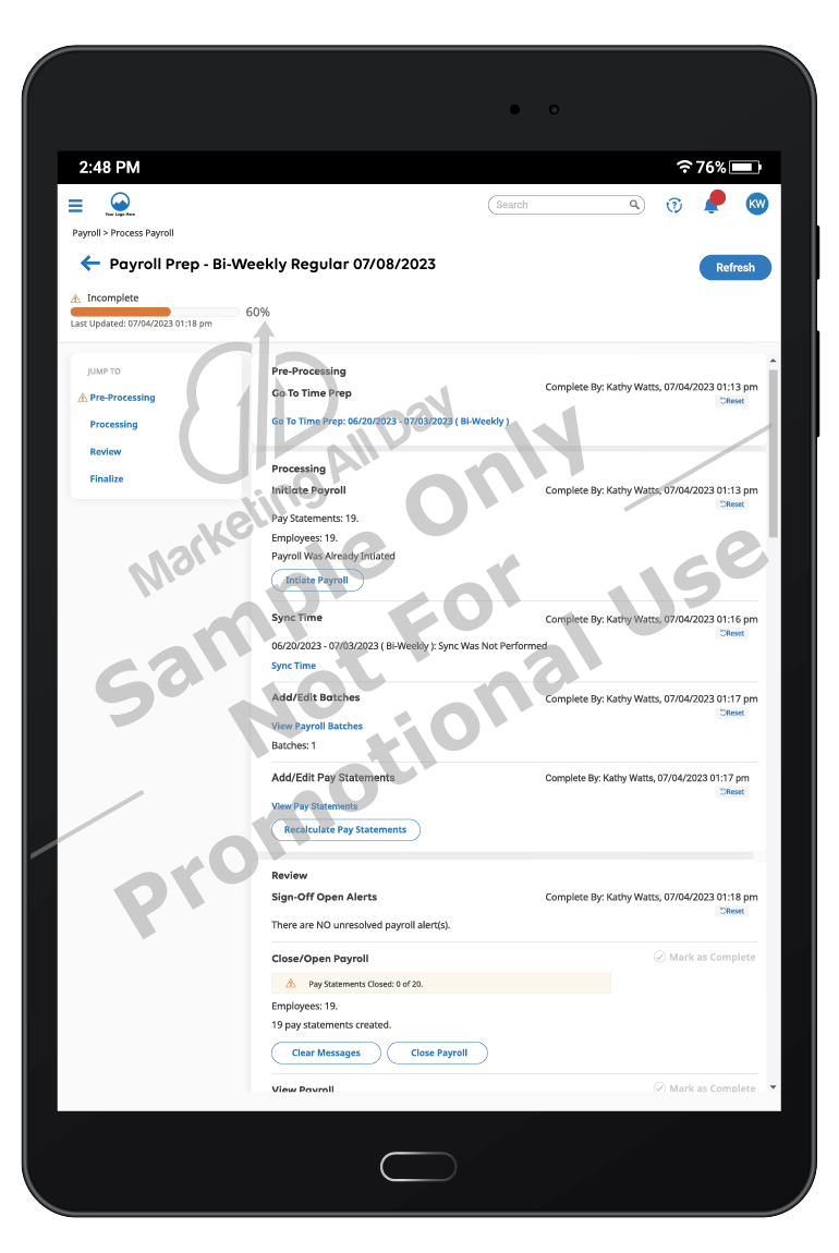 Payroll - Process
