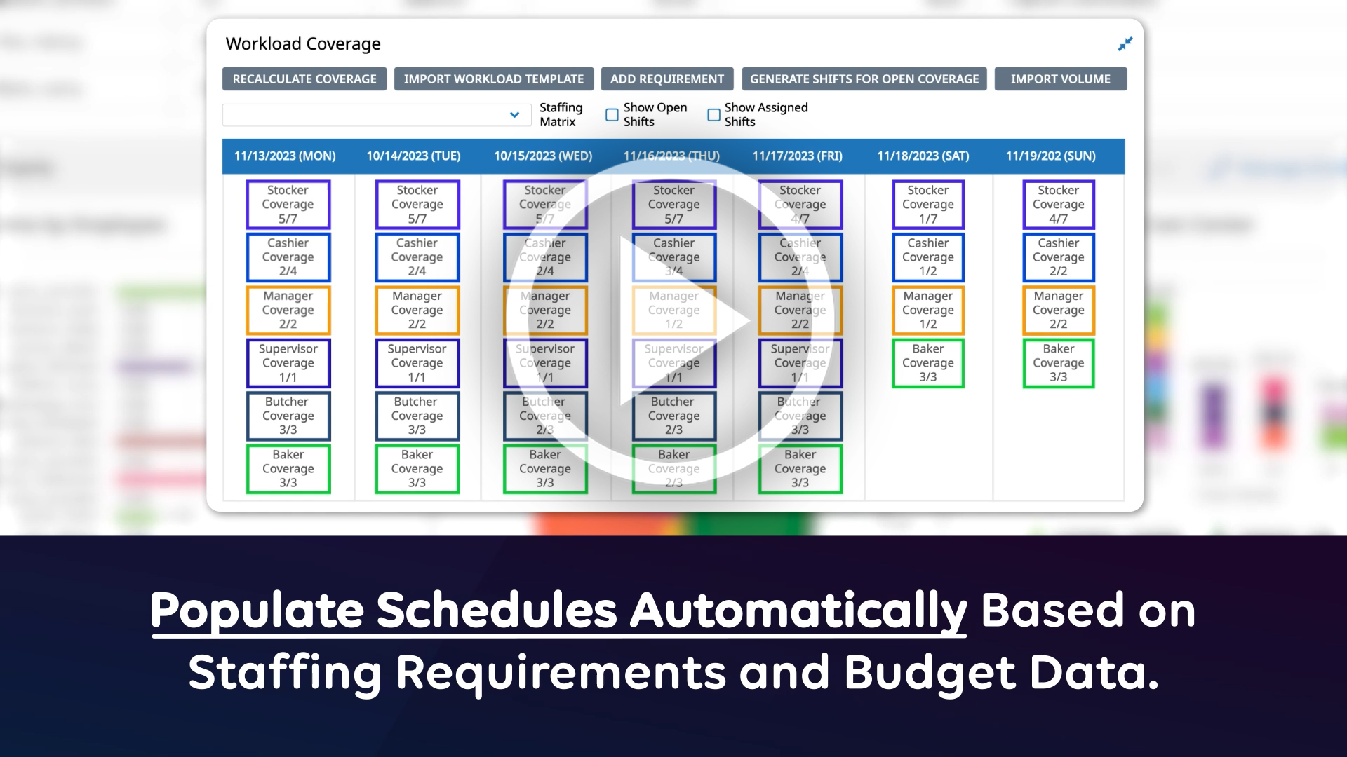 Kronos / UKG Workforce Ready Scheduling Marketing Video