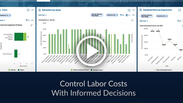 Kronos Workforce Ready Scheduling Video Screenshot
