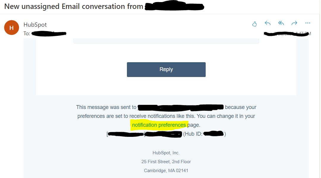 How to unsubscribe from unwanted "New unassigned" conversations in HubSpot
