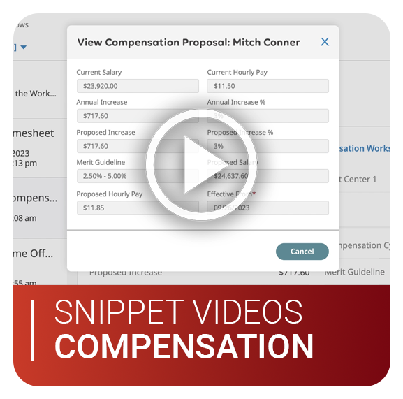 Compensation Snippet Video