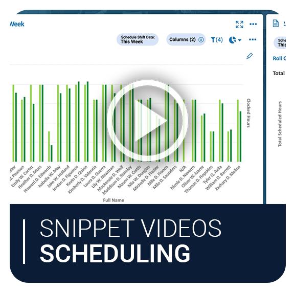 Snippets - Scheduling