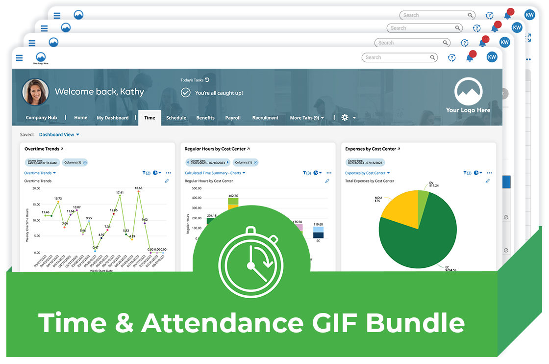 Time and Attendance GIF Bundle